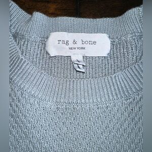 Rag & Bone Crewneck Knit Sweater 100% cotton size Large